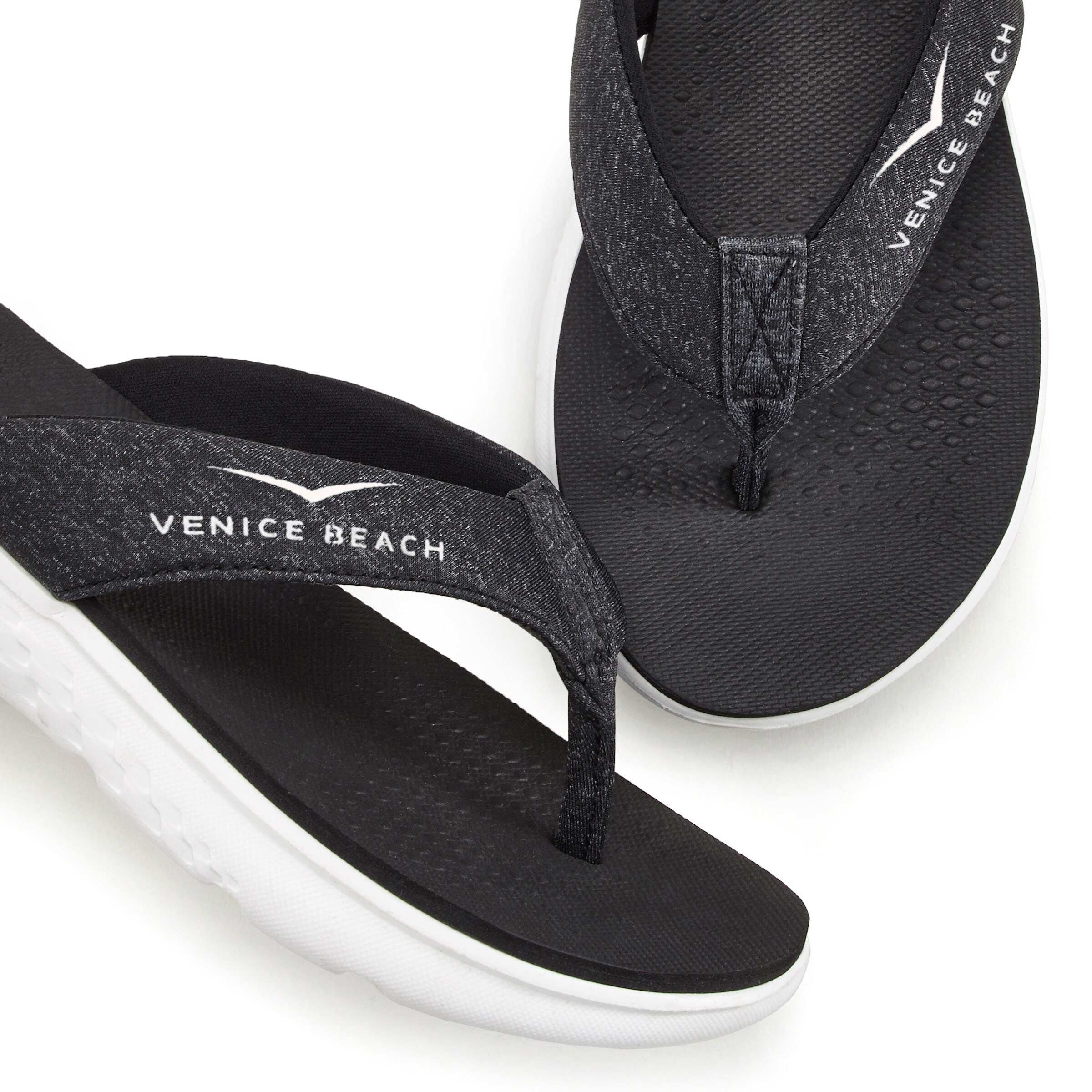 Venice Beach Badezehentrenner in schwarz