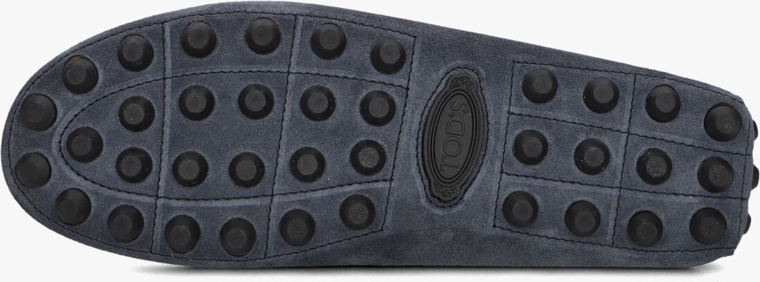 donkergrijze tod's instappers mocassino gommino macro 52k