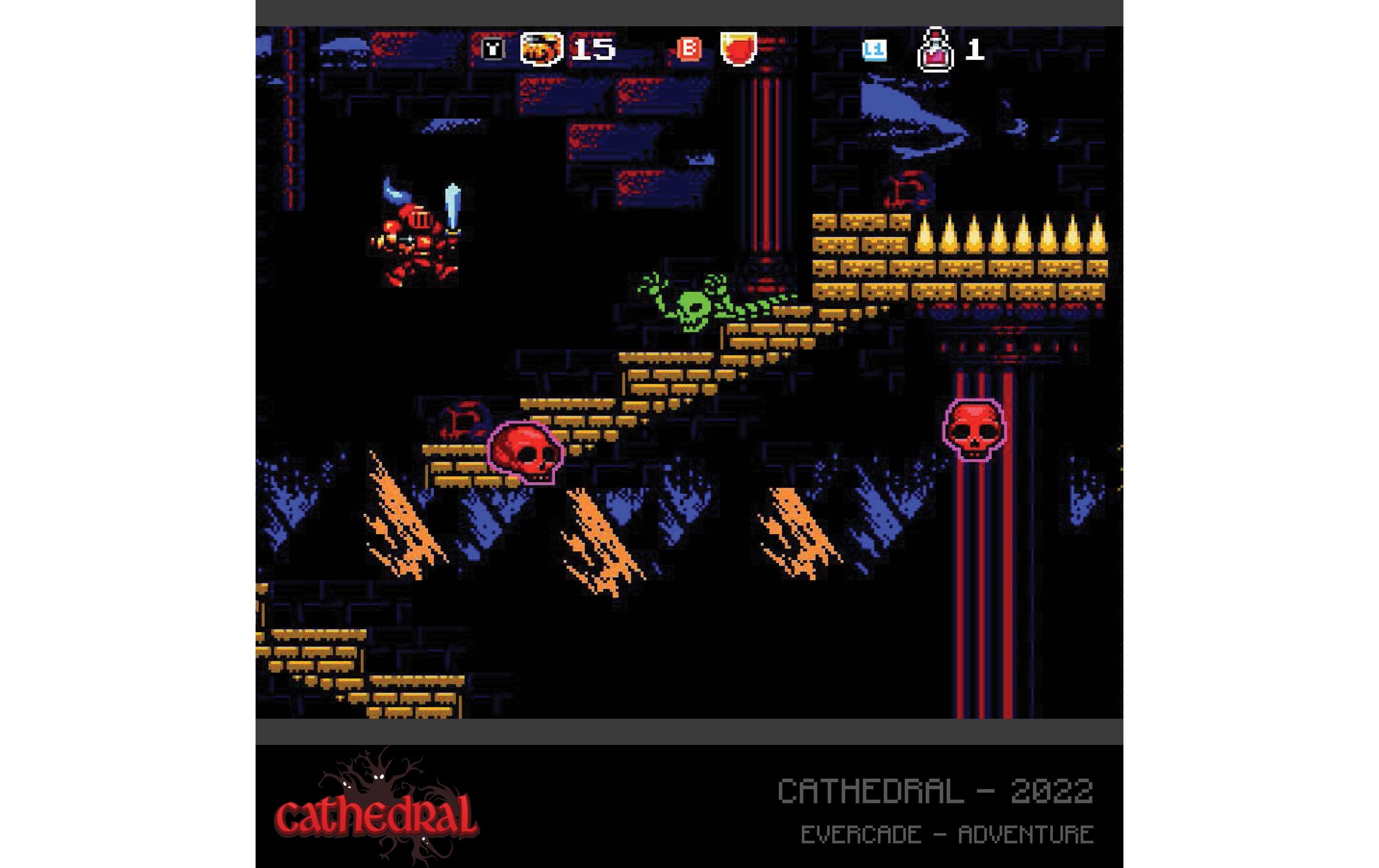 Evercade Alwa's/Cathedral Cartridge 27 - Red CollectionNostalgische Retro-Spiele für die Evercade
