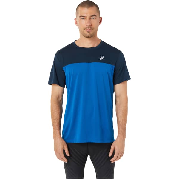 T-shirt trail ASICS RACE SS TOP FRENCH BLUE/LAKE DRIVE