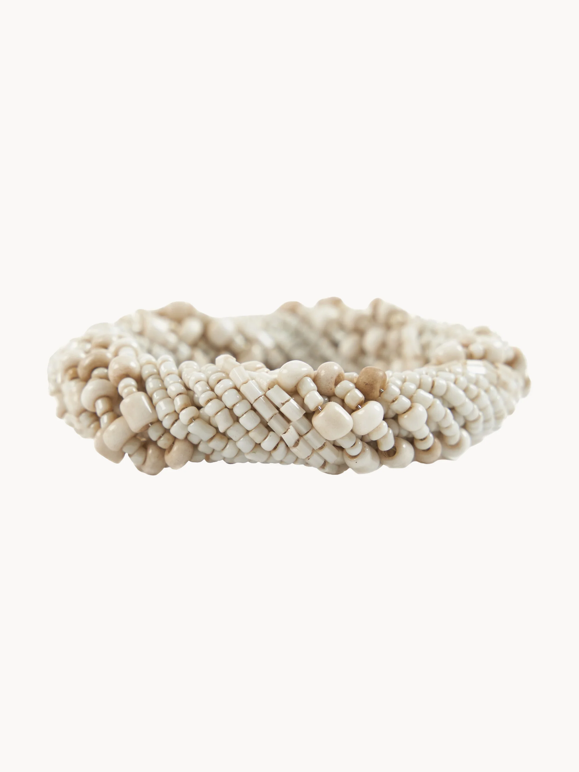 Handgeweven servetring Beaded