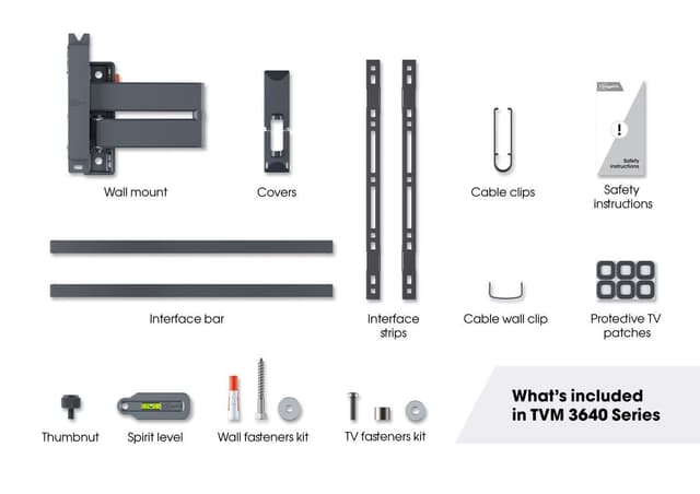 Vogels COMFORT Full Motion+ TV-vægmontering TVM3645 (sort)