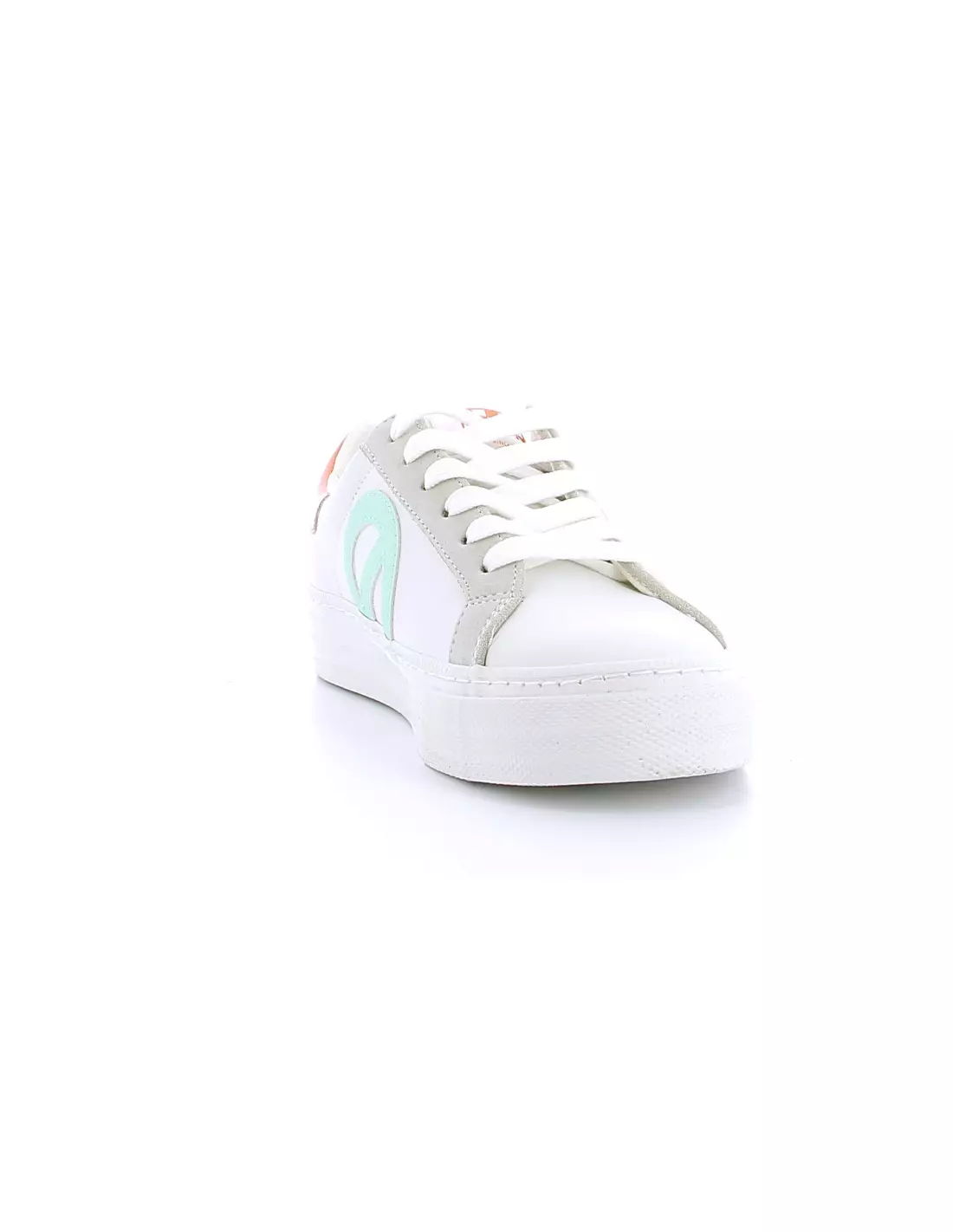 NO NAME STRIKE SIDE NAPPA - Baskets WHITEJADE