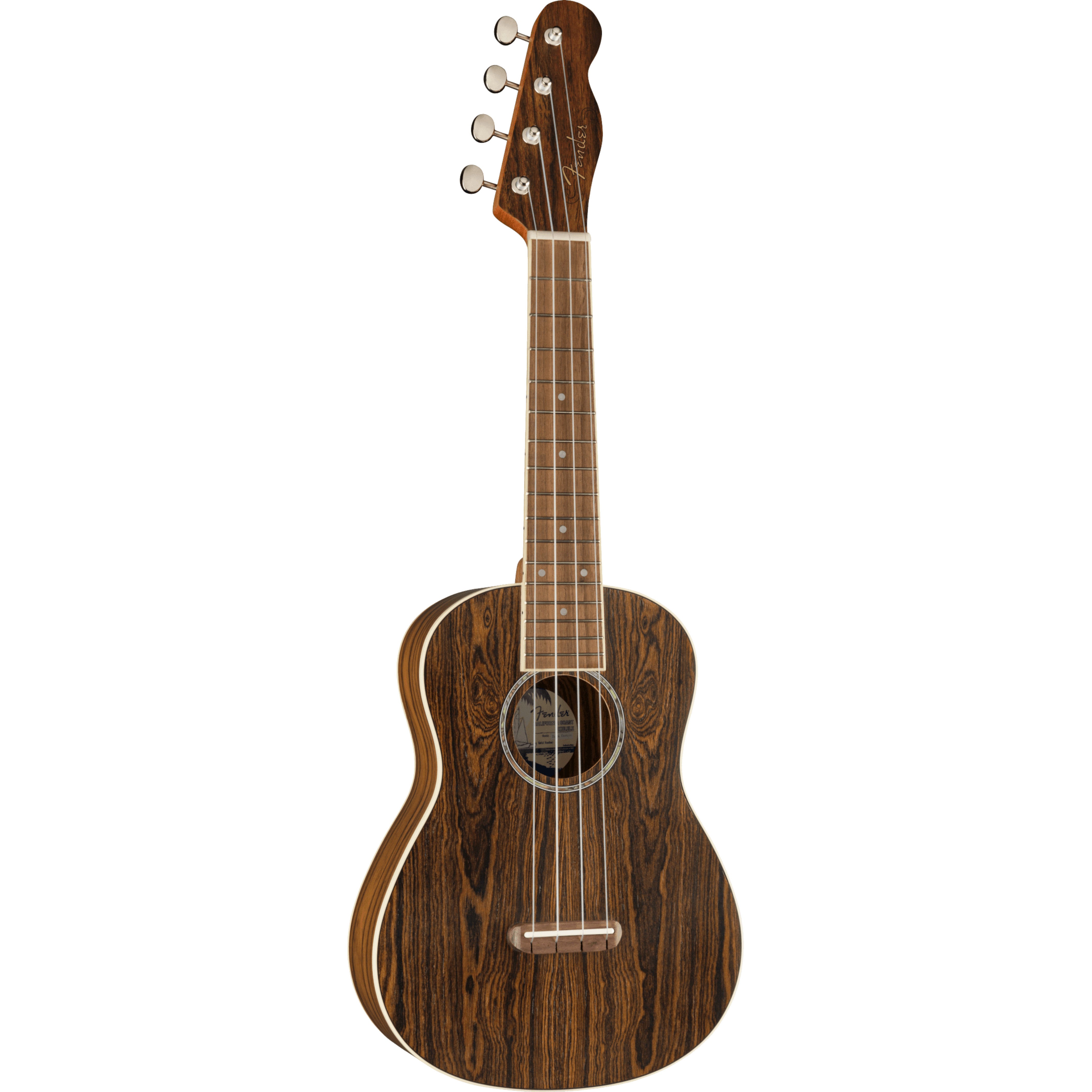Fender California Coast Zuma Exotic concert ukelele bocote