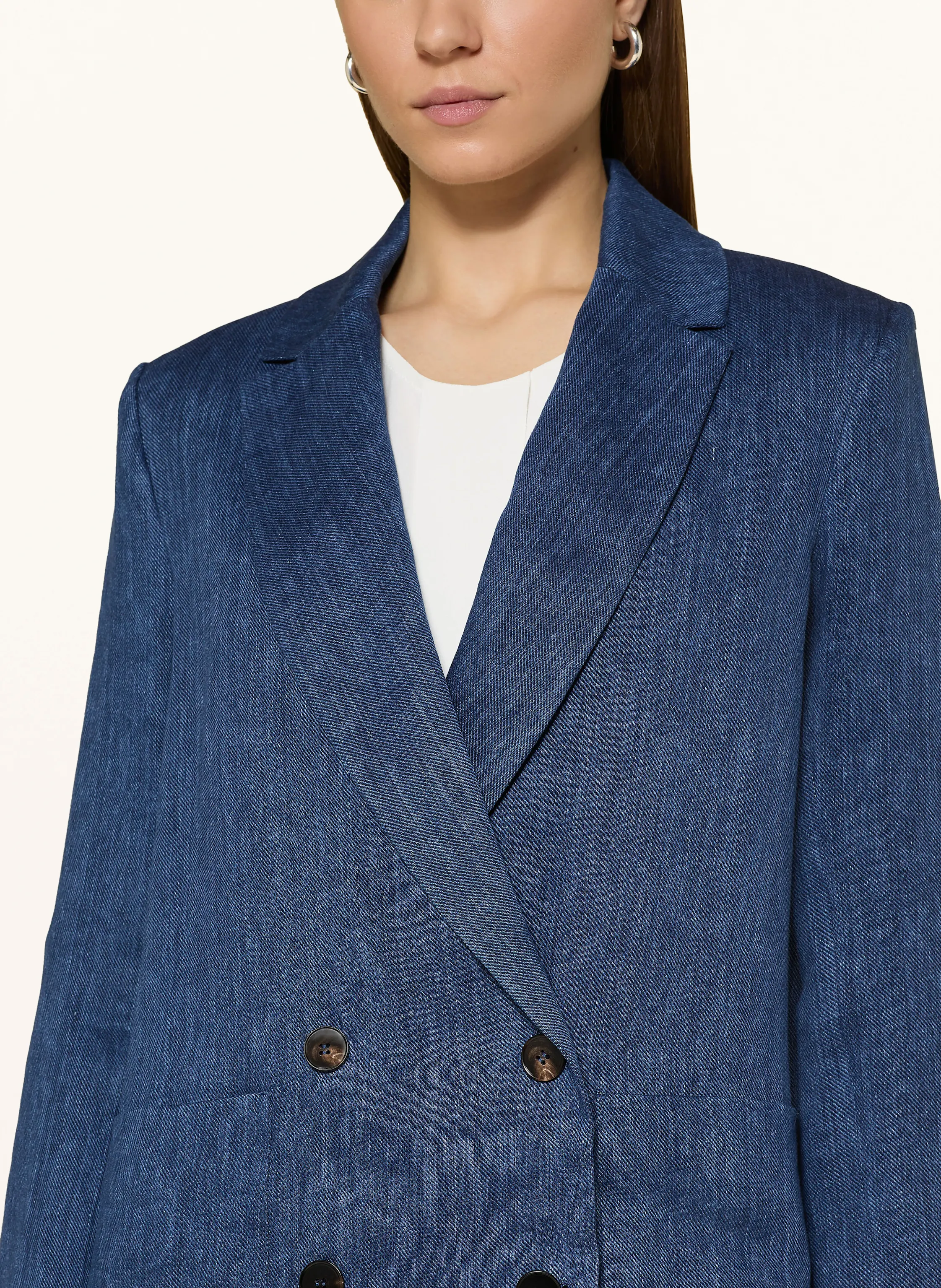 ANTONELLI firenze Leinenblazer in Jeansoptik