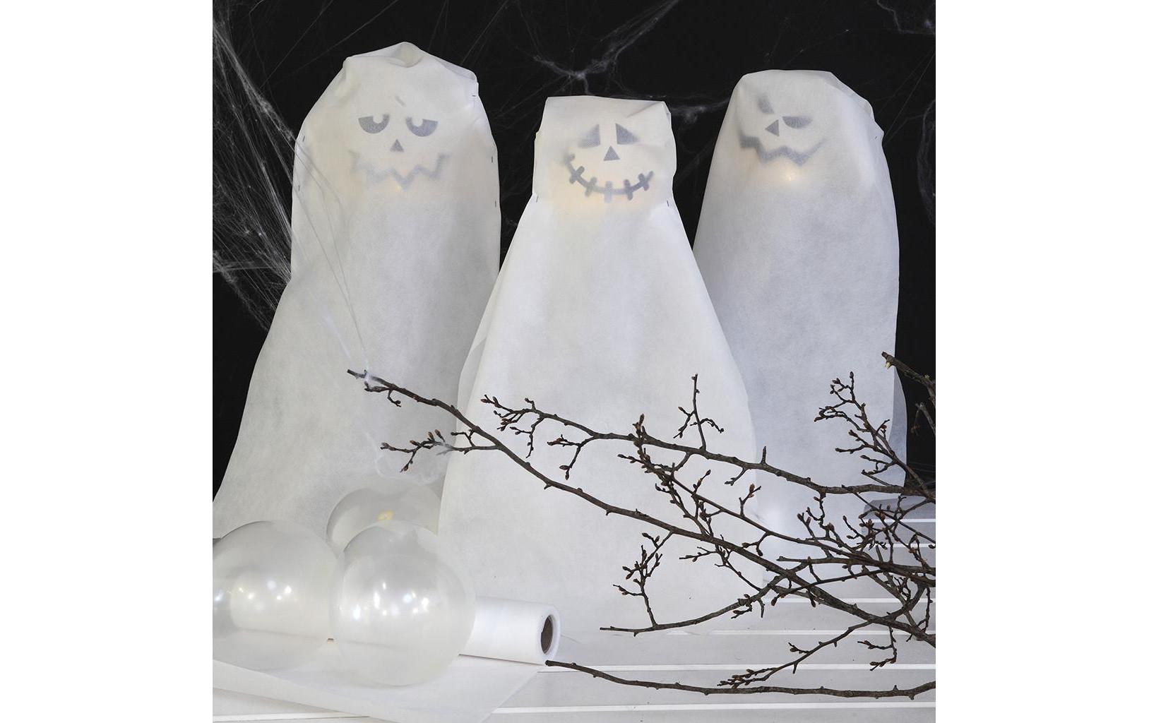 Halloween Gesichter, 1 BlattSticker für Kürbis oder Ballon