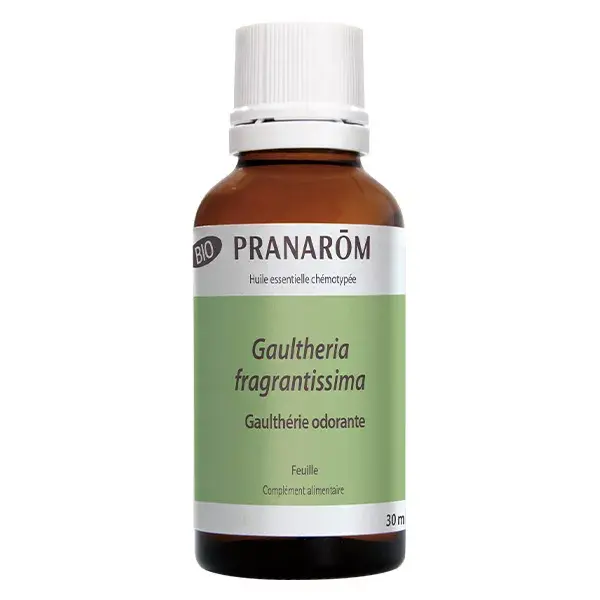 Óleo Essencial de Wintergreen Orgânico Pranarom 30ml