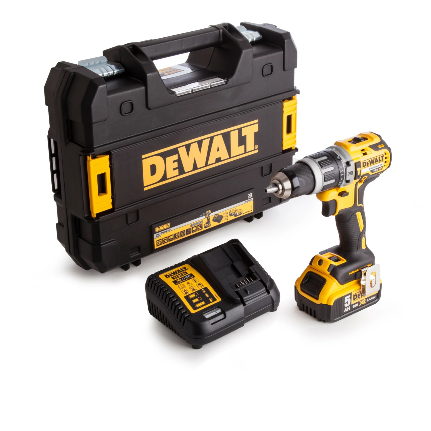 DeWALT DCD796P1 18V Li-Ion accu klopboor- /schroefmachine set (1x 5,0Ah accu) in koffer