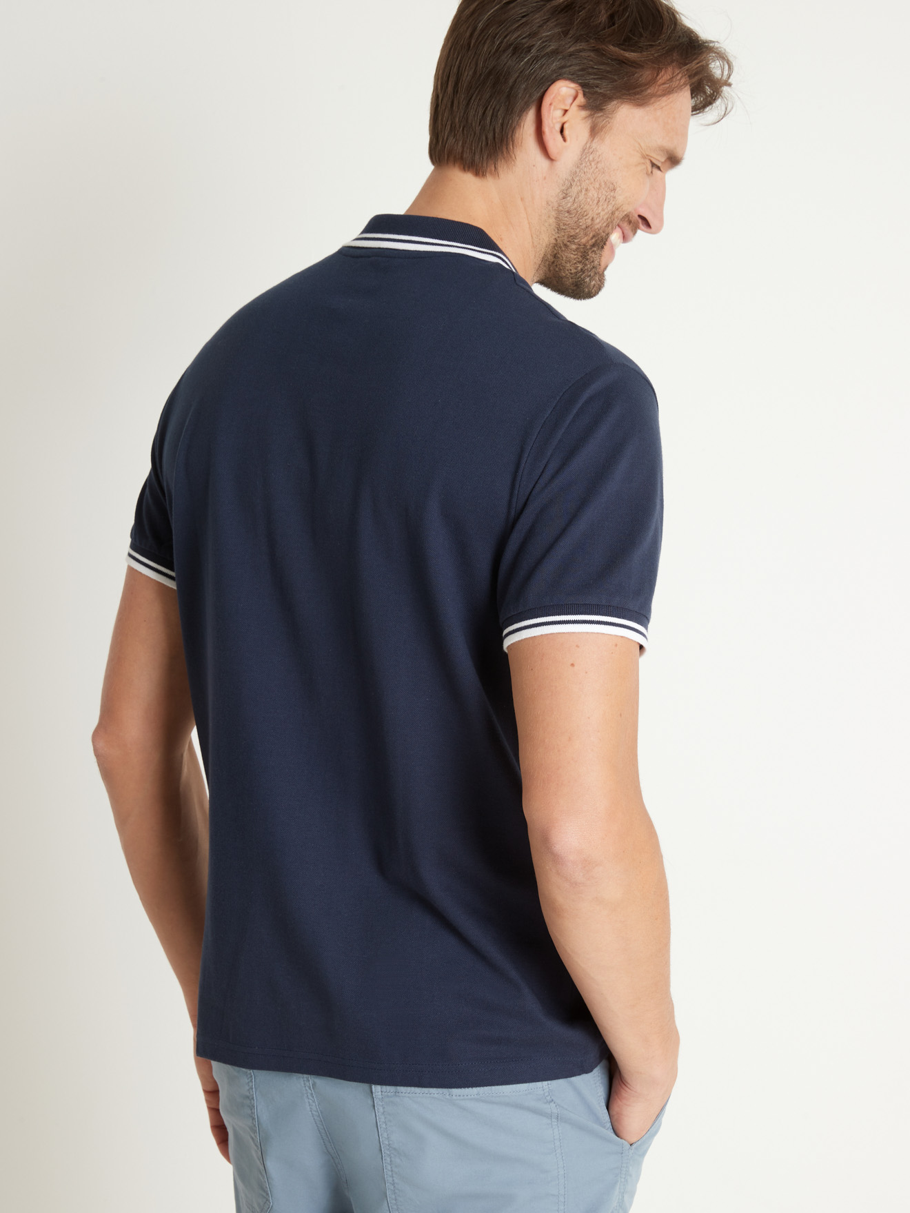 Polo manches courtes maille piquée