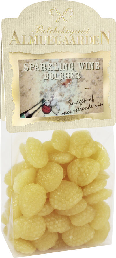 Almuegaarden Sparkling Wine, Klodsbundspose, 150g