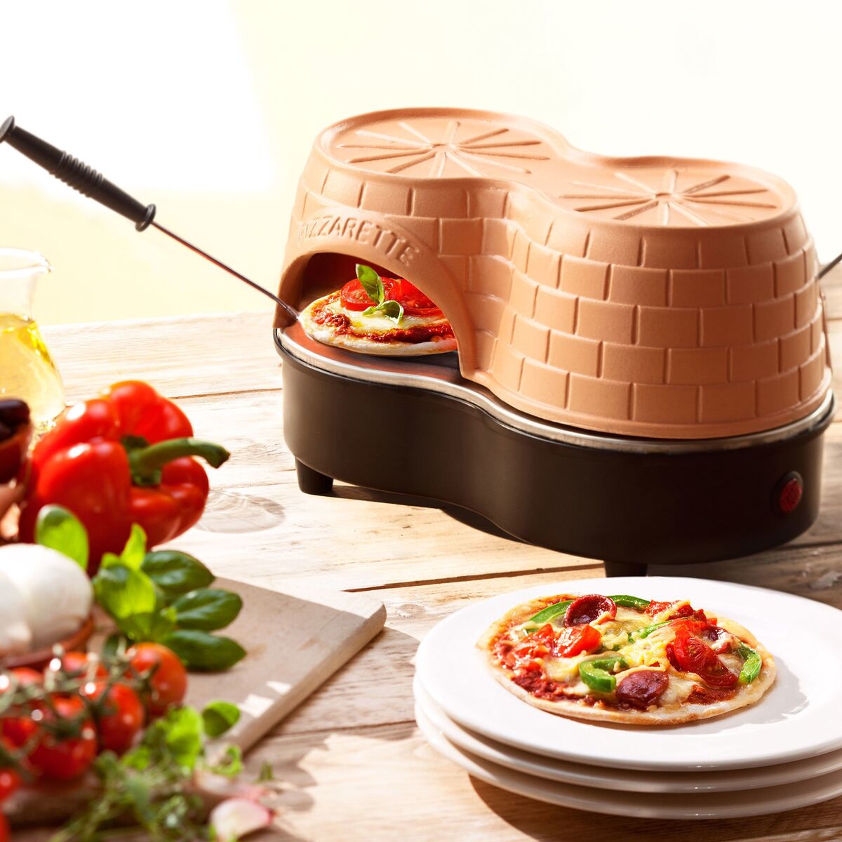 Pizzarette minipizzaovn til 2 pizzaer