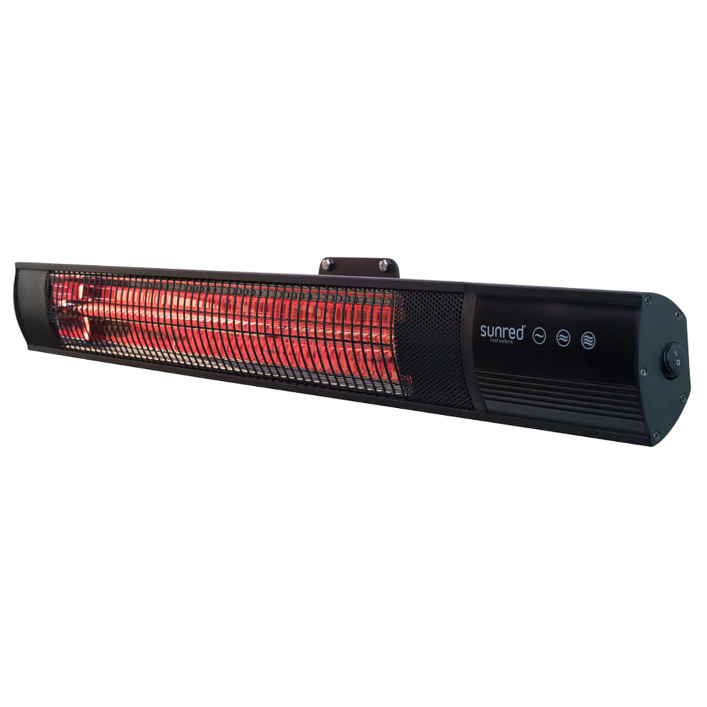 Chauffage mural royal diamond dark 1500 w carbone noir