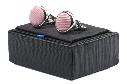 Zijde Manchetknopen Roze F03 91007M03A