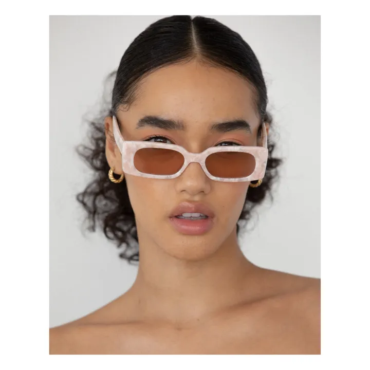 Lu Goldie Lunettes de Soleil Salomé | Rose bonbon