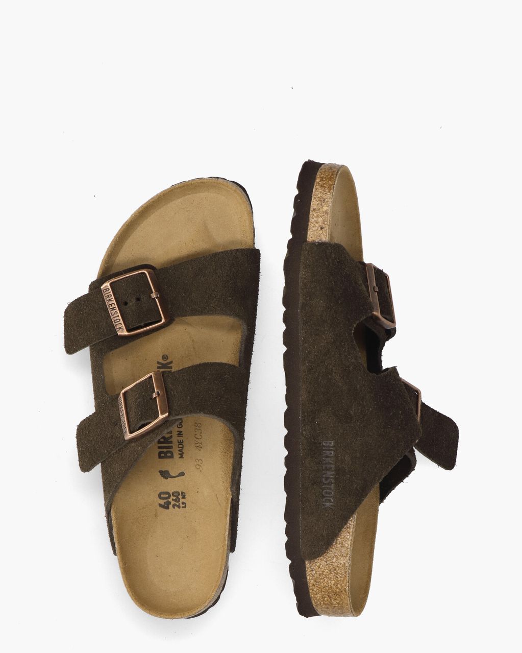 Birkenstock Arizona Donkerbruin Herenslippers