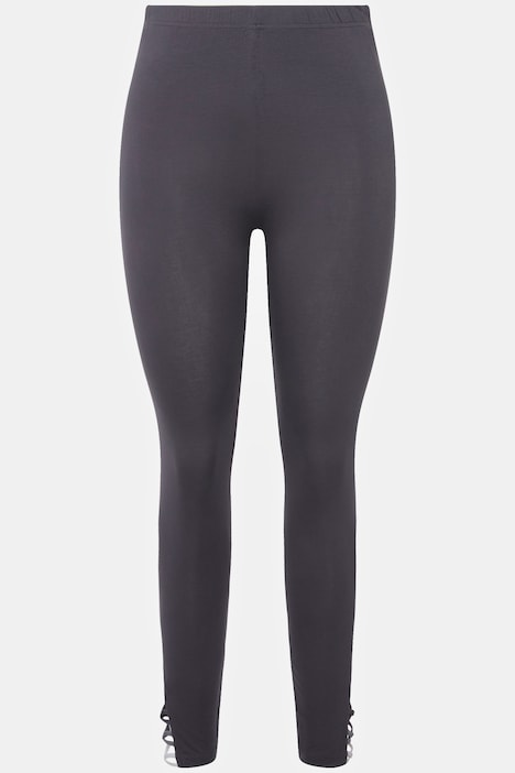 Leggings, Saum-Zierbänder, schmales Bein, Elastikbund
