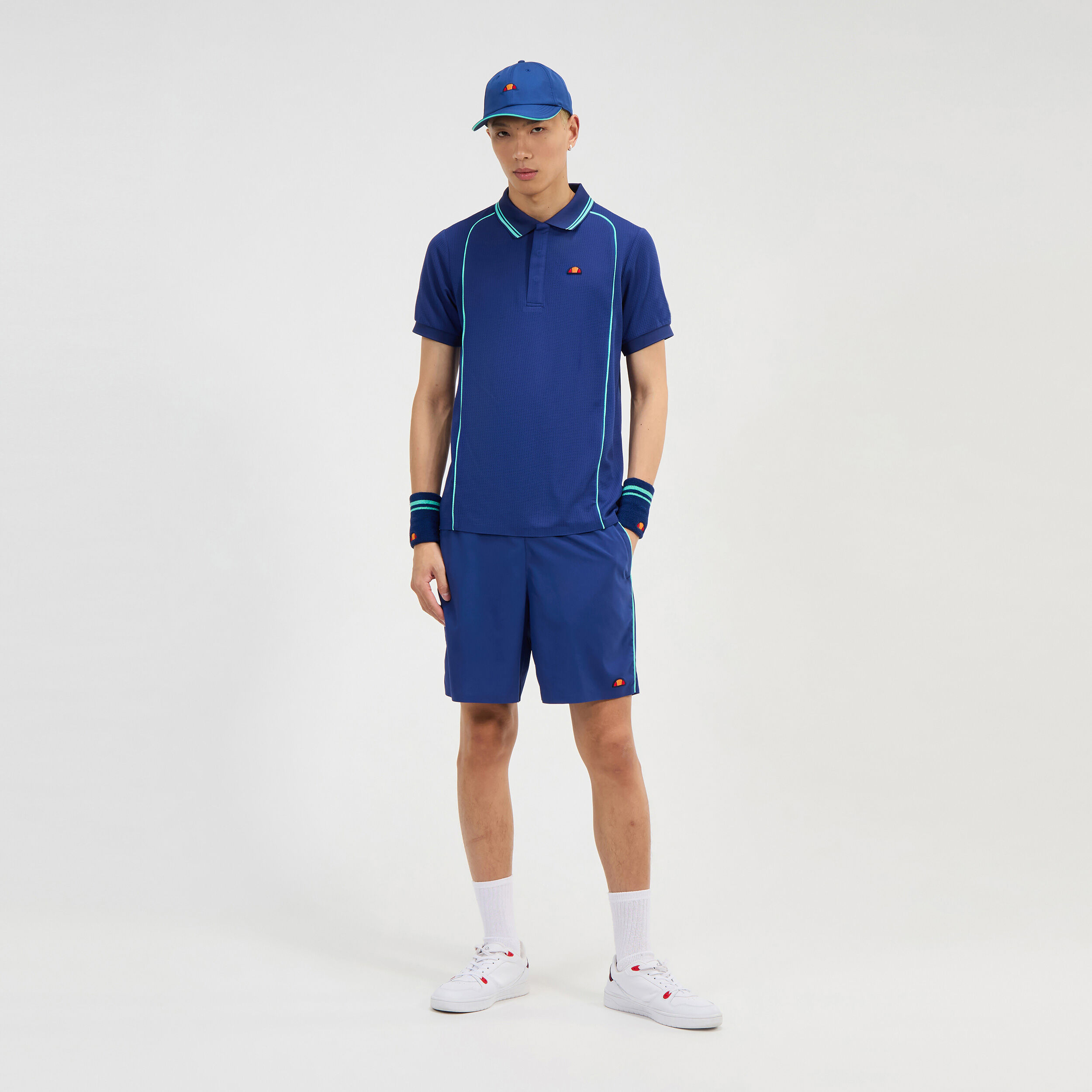 Ellesse Hewitt Polo Hommes - Bleu Foncé
