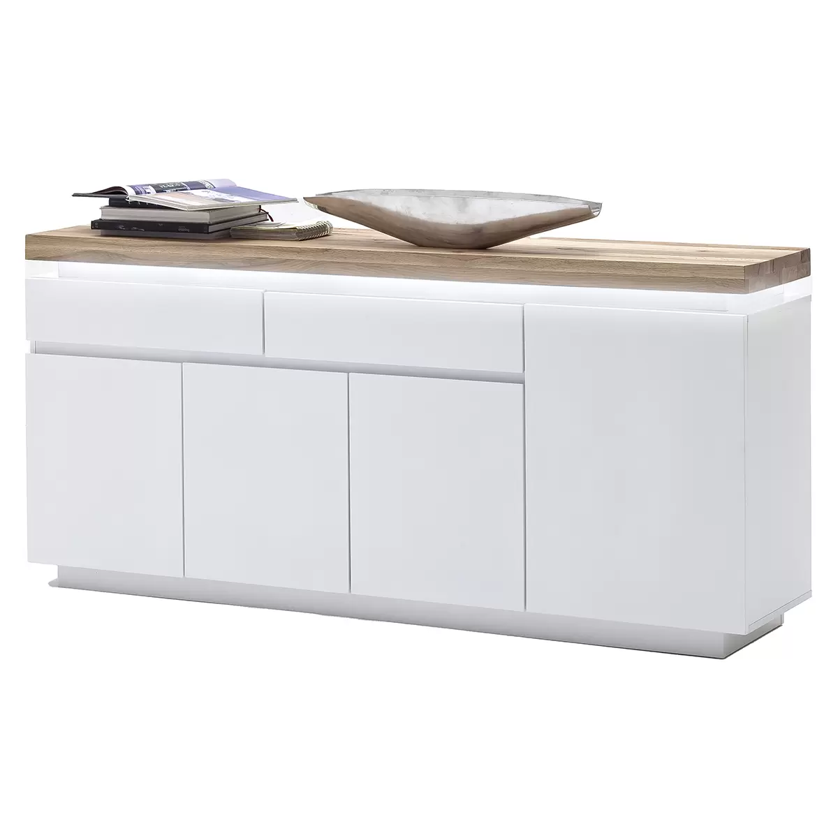 Sideboard Romina Artisan Eiche,weiss