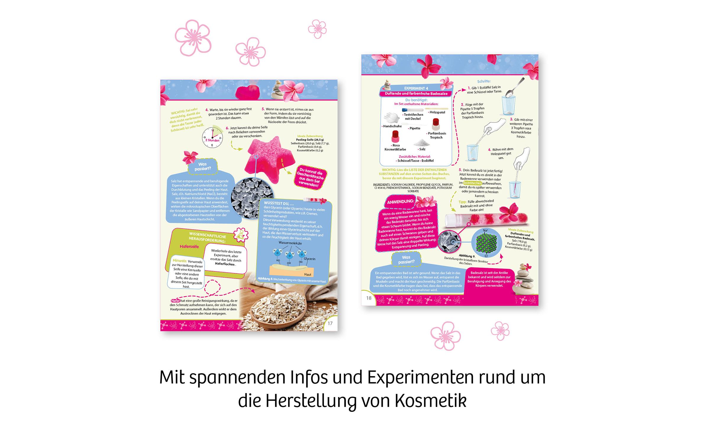 Experimentierkasten Kosmetik-StudioPflegeprodukte ganz einfach selbst herstellen