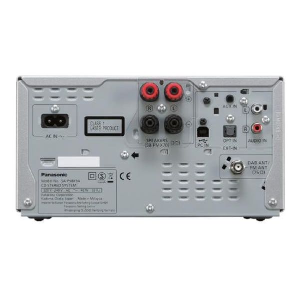 Panasonic Mini Hifi SSC-PMX94EG-S Silver
