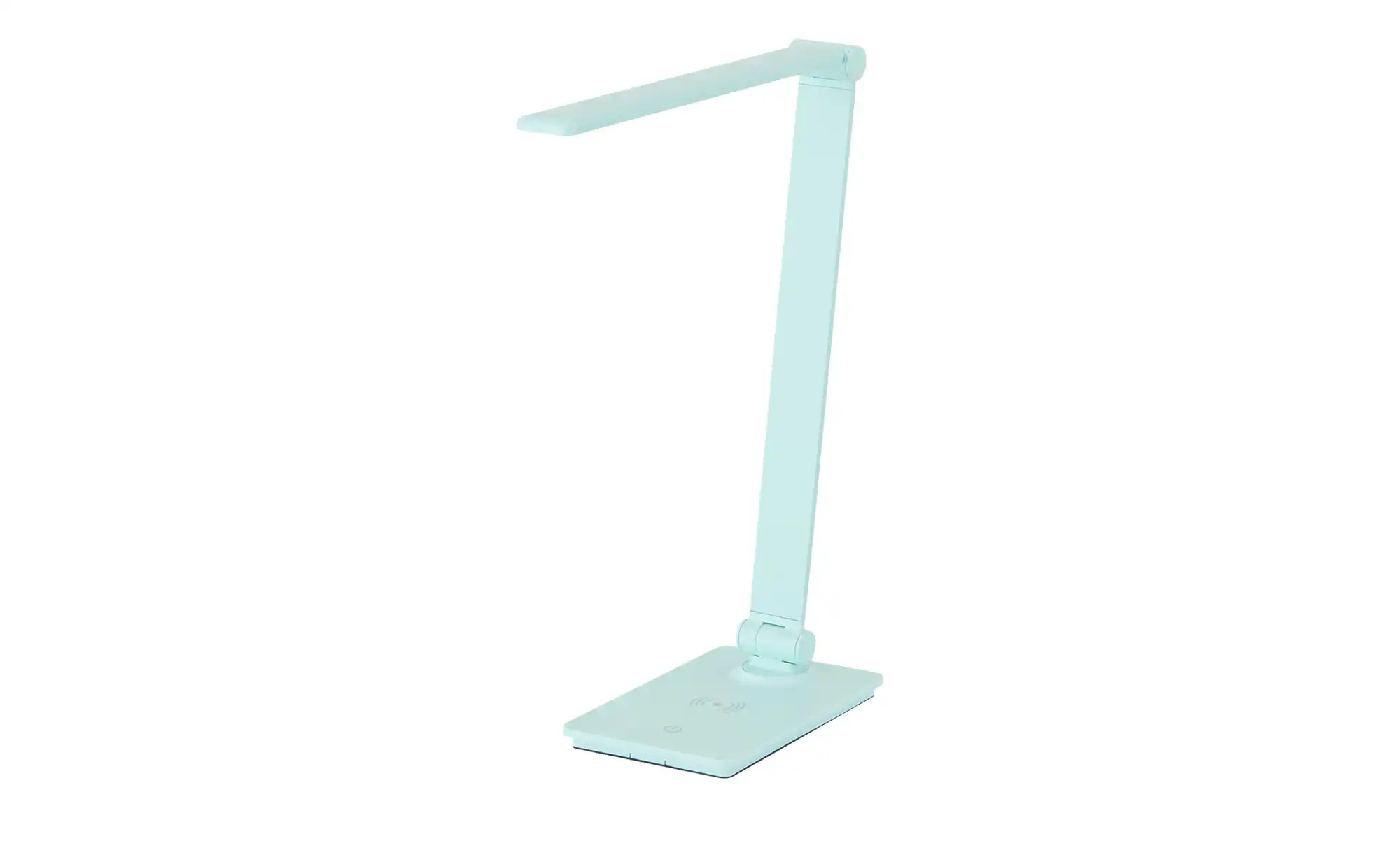 KHG LED-Tischleuchte, blau mit Qi-Charger