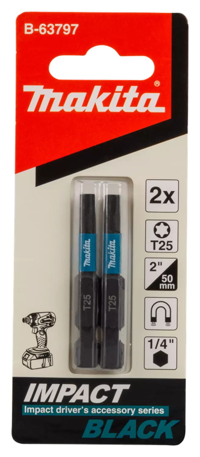 Makita B-63797 Slagschroefbit T25x50mm