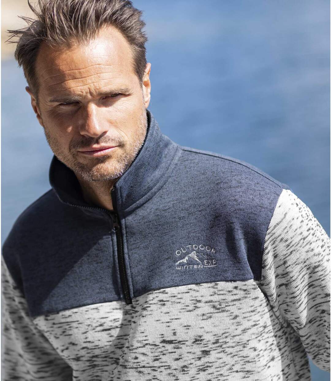Lot de 2 Sweats Molleton Outdoor