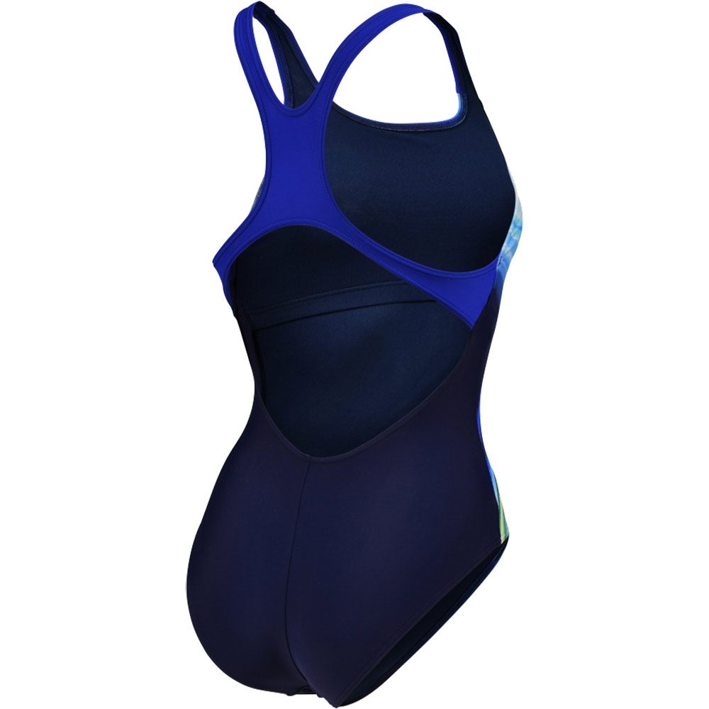 Arena Visual Waves Badeanzug Damen navy