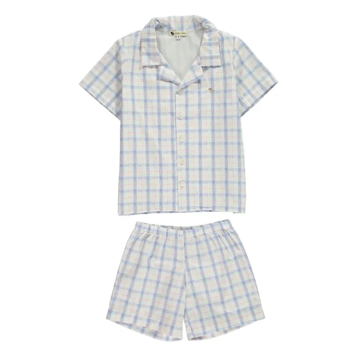 Risu Risu Pyjashort Rieur Coton Bio | Blanc