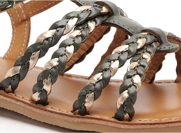 Les tropeziennes nu pieds enfant baia kaki