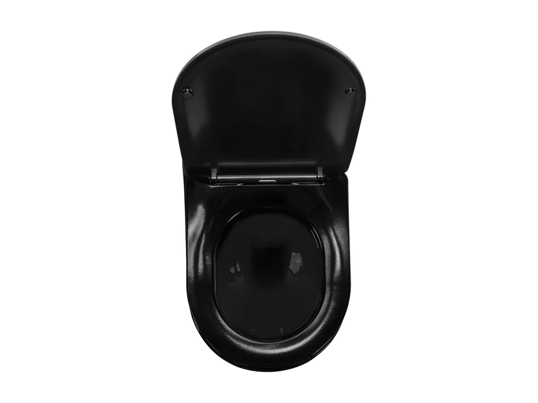 Cuvette Wc Suspendue Rea Carlo Mini Rimless Duropla/Flat/Zm Gold