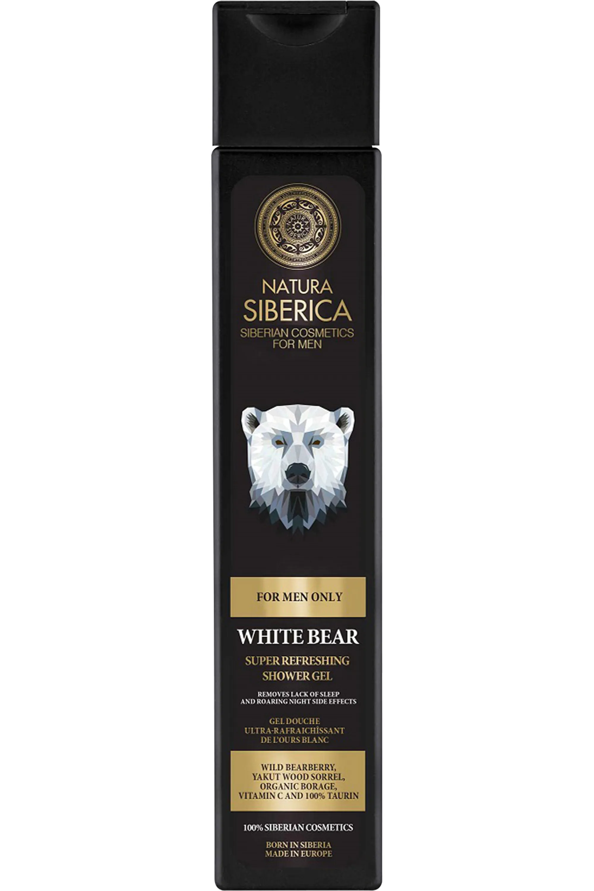 Natura Siberica Gel Douche L’Ours Blanc Ultra-Rafraichissant-250 ml