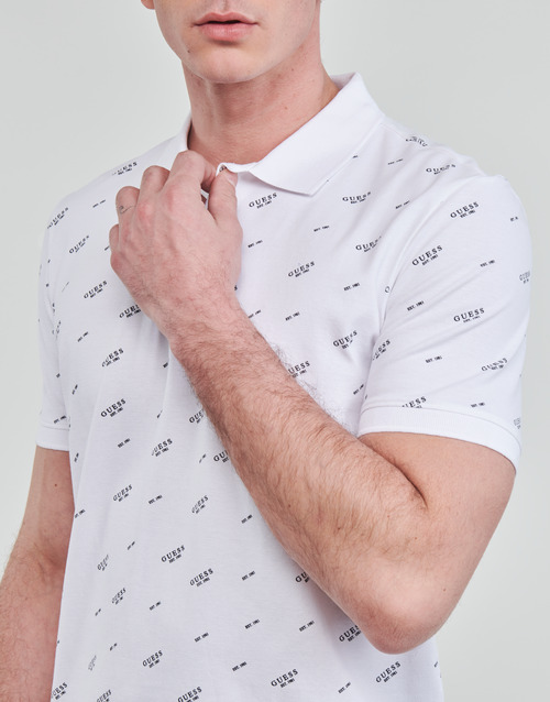 Guess - COREY SS POLO - Blanc