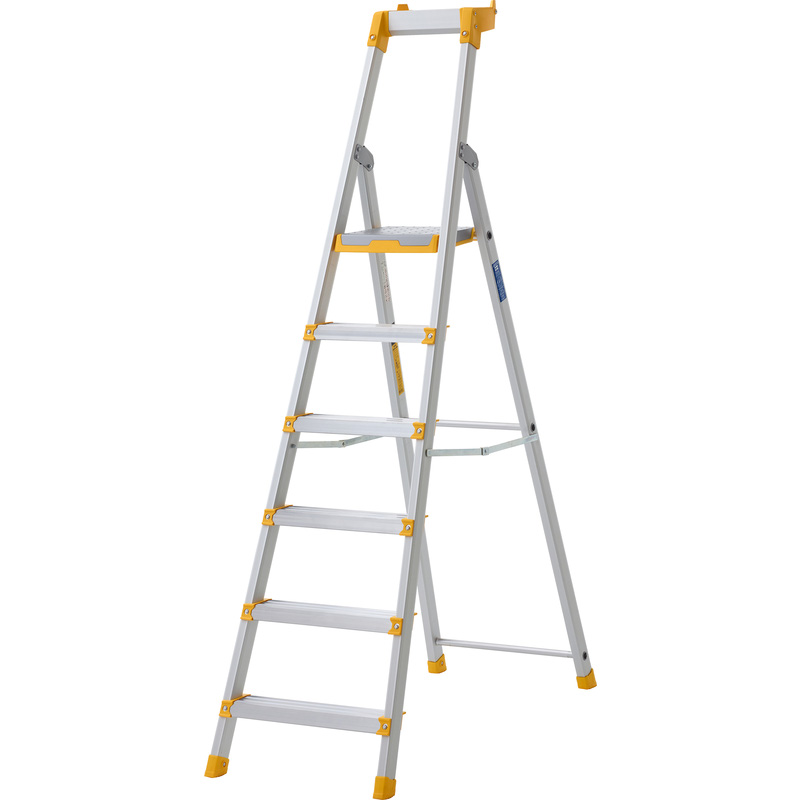 W.steps Enkel oploopbare trap 55P 6 treden (1450 mm)