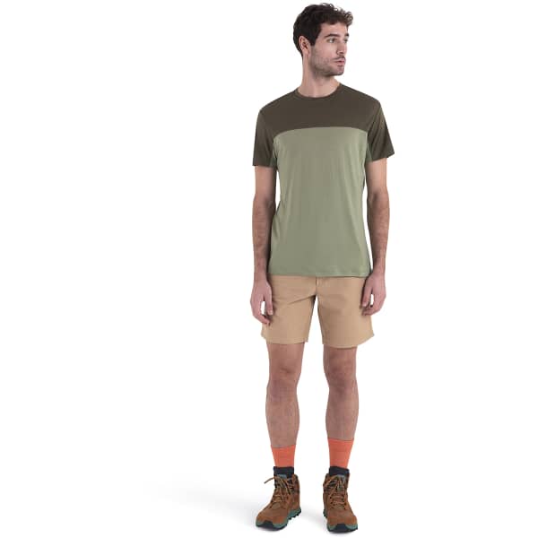 T-shirt randonnée ICEBREAKER M MERINO 125 COOL-LITE SPHERE III SS TEE LICHEN/LODEN/CB