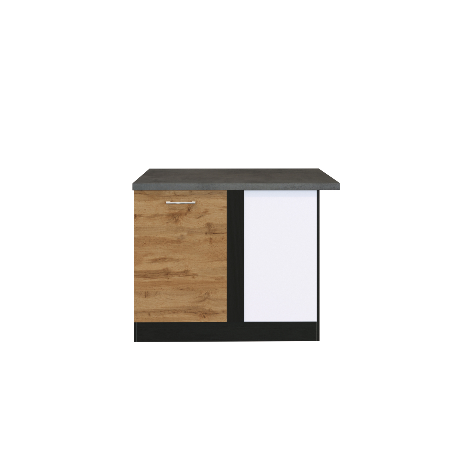 Eck-Anrichte SORRENTO - Wotan-Eiche - grafit - 100 cm breit