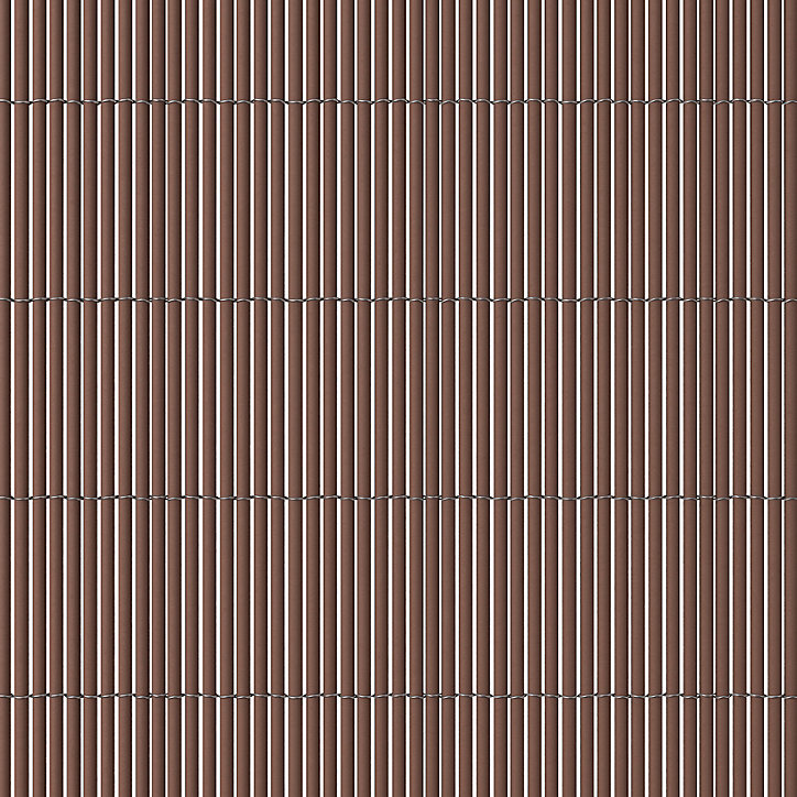 Canisse LOP PVC brun L.3 m x H1,5 m