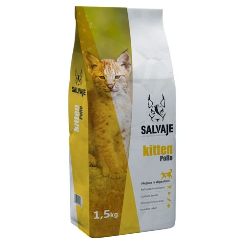 Ração para Gatos com Frango para Gatinhos Selvagens