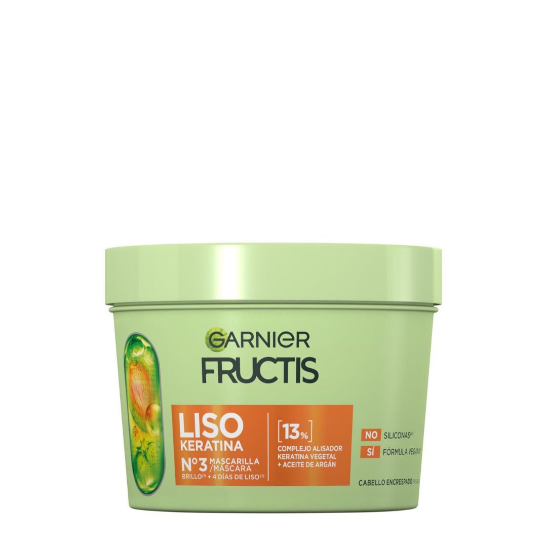 GARNIER  Fructis Máscara Liso Keratina - 370ml