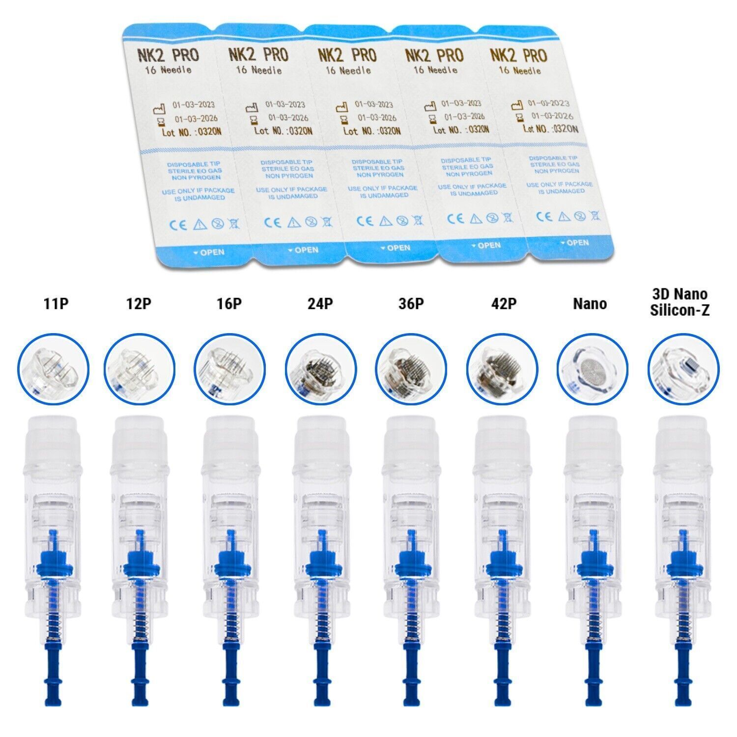 P-beauty Microneedling Nadelpatronen 42Pin F8S