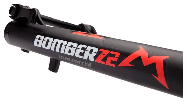 Fourche Marzocchi Bomber Z2 27.5'' Air Rail Sweep Adj | Boost 15QRx110mm | Déport 44mm | Rouge