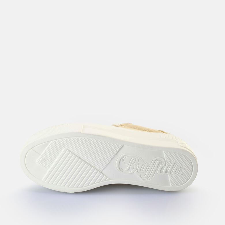 Paired Baskets basses véganes, beige