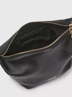 Bolsa de ombro casual em couro