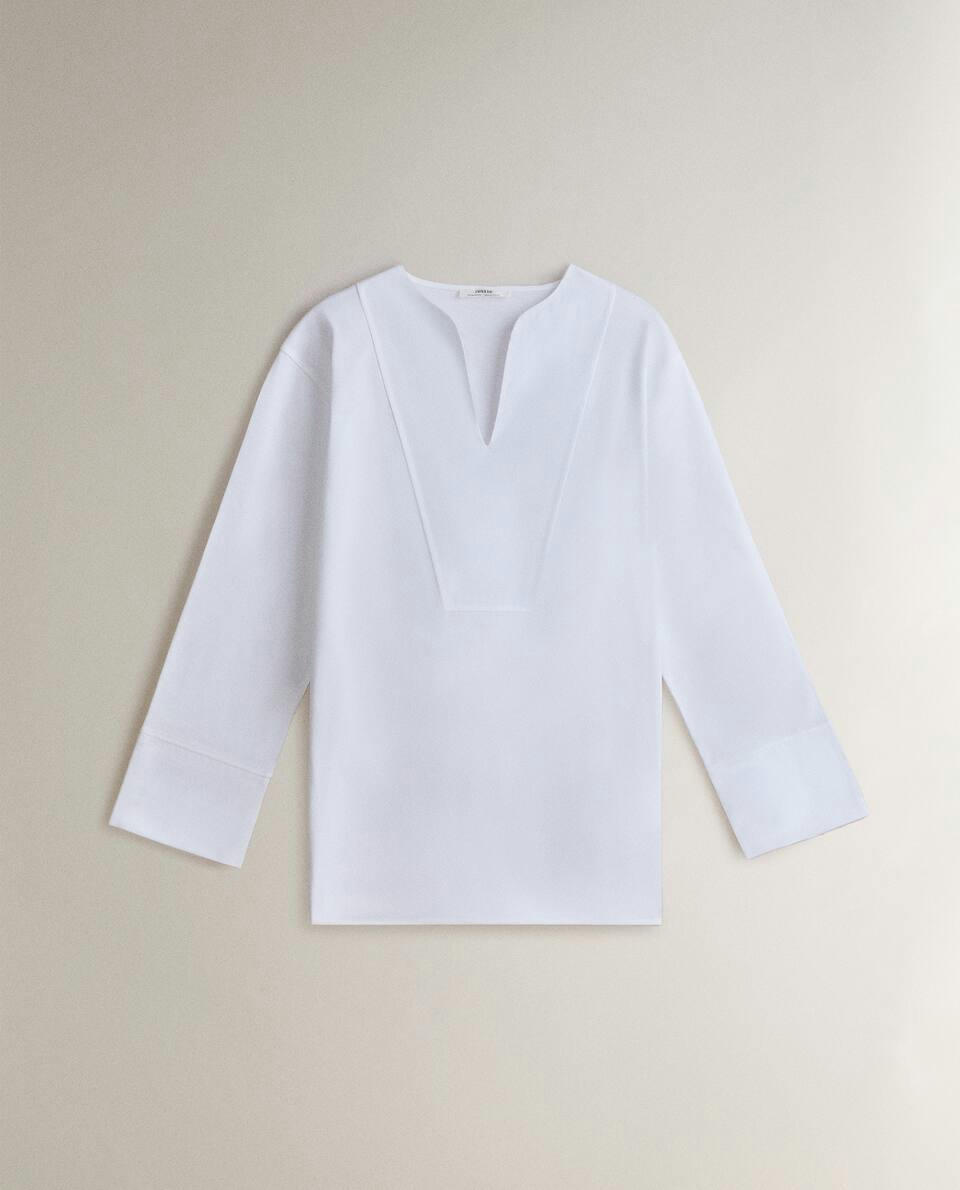 CAMISA DE ALGODÃO BRANCA
