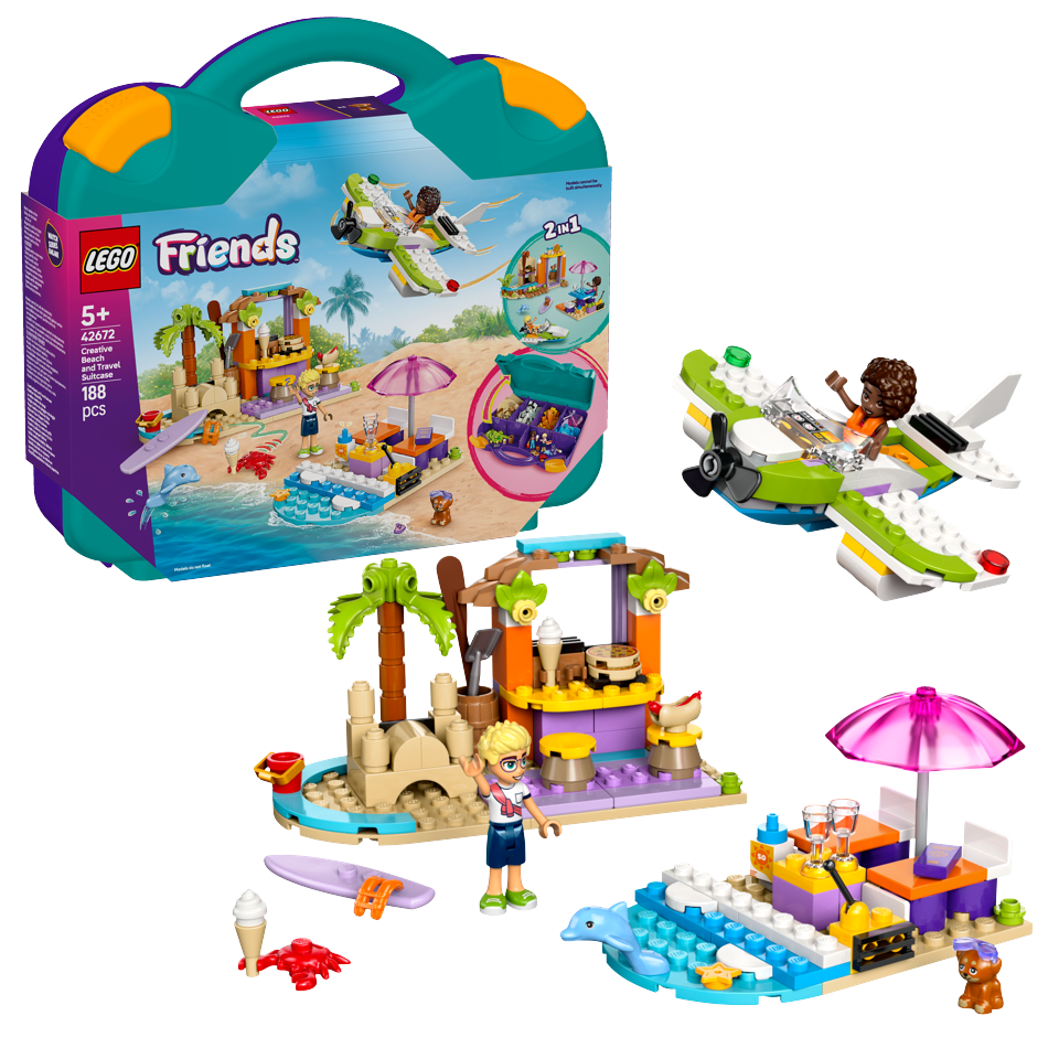 LEGO - LEGO Friends - Kreativ strand- og rejsekuffert (42672)
