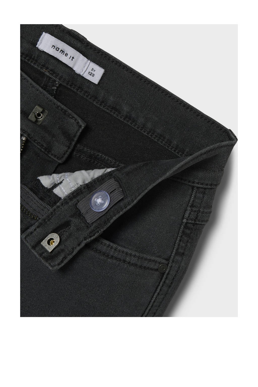 NAME IT KIDS wide leg jeans grey denim