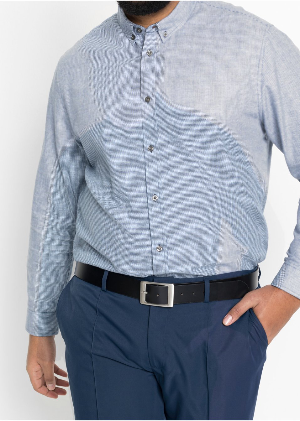 Lot de 2 chemises business, manches longues