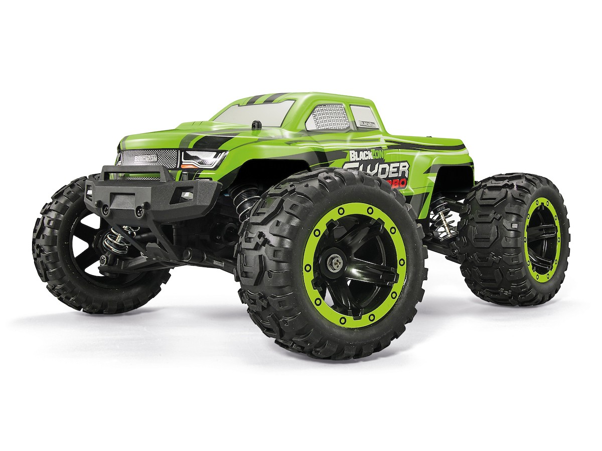 BLACKZON - Slyder MT Turbo 1/16 4WD 2S Brushless - Green (540200)