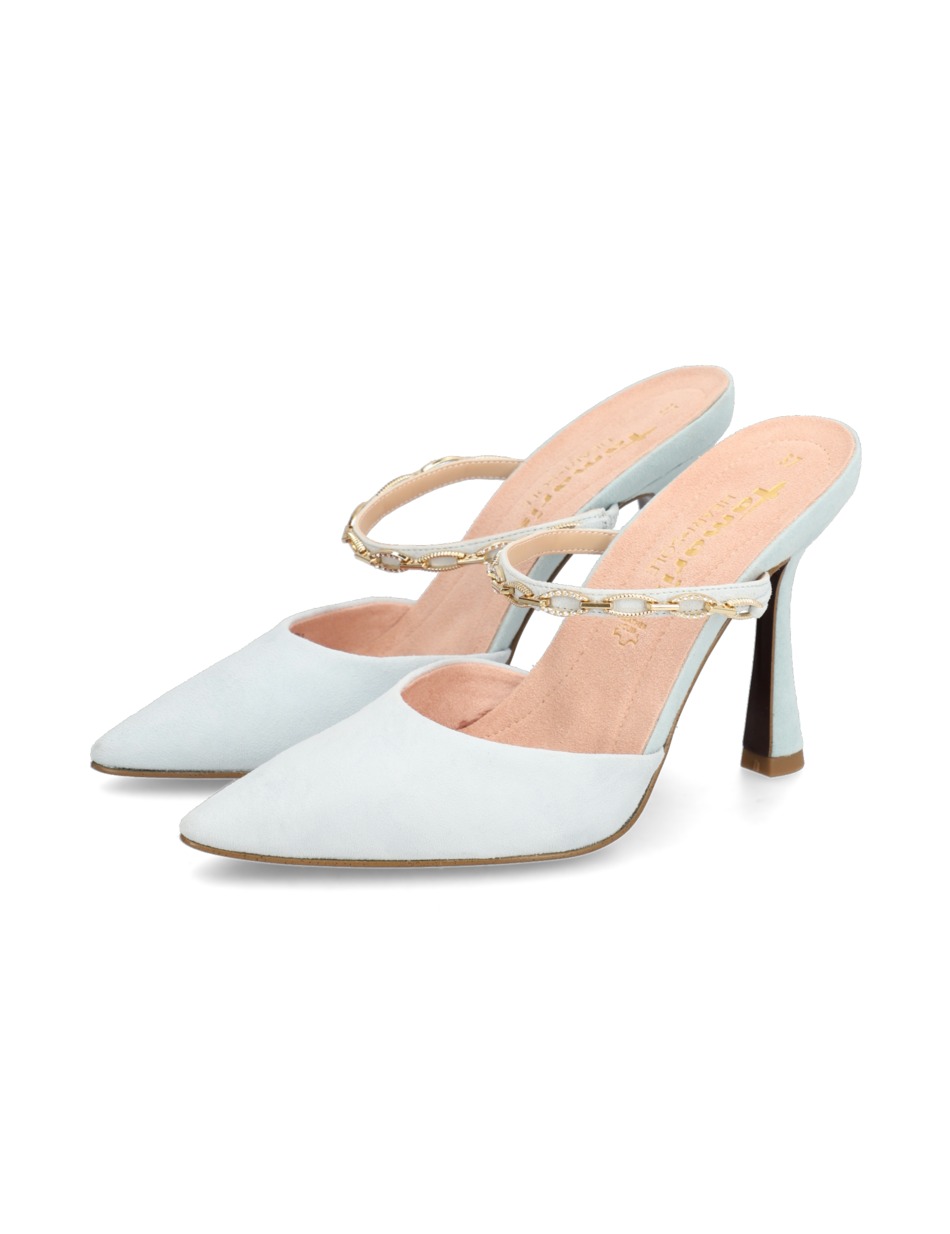 Veloursleder Pantoffel