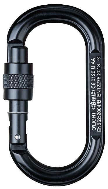 BEAL - MOUSQUETON O LIGHT BLACK A VIS